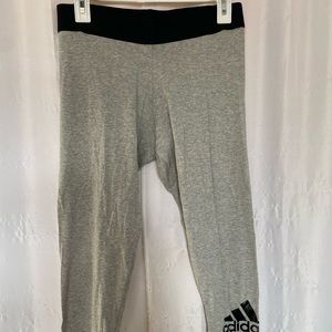 Women’s Medium Grey Adidas Leggings